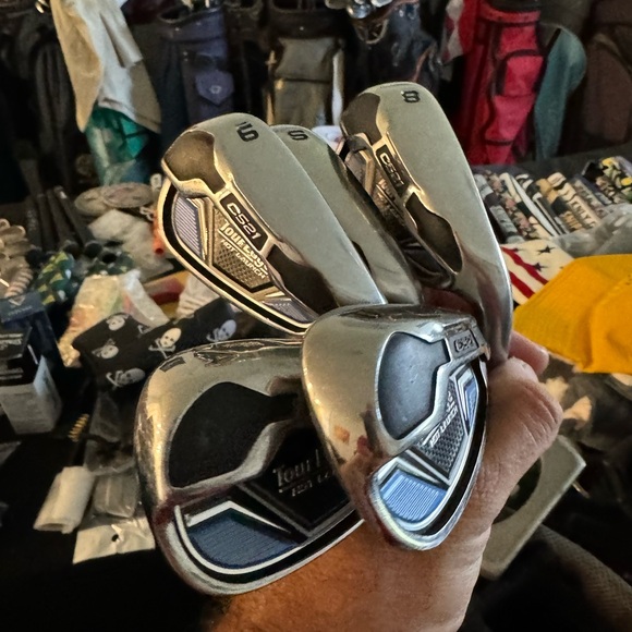 Tour c521 irons 5 pc set
In right handed 
Kbs shafts  steel - Picture 1 of 10